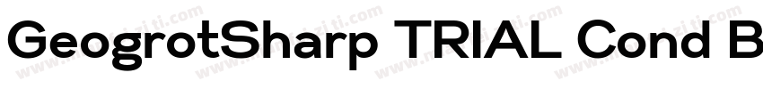 GeogrotSharp TRIAL Cond Bd字体转换